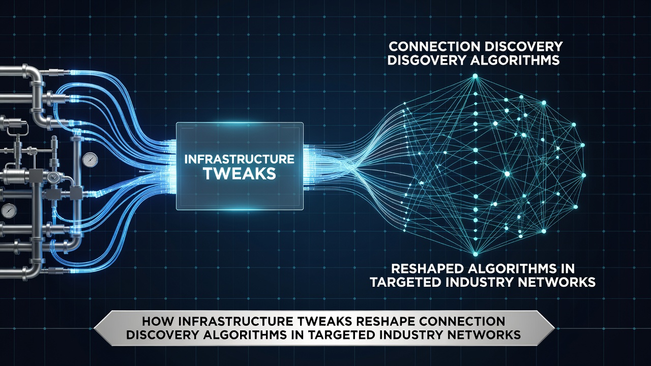 How Infrastructure Adjustments Alter Connection Discovery Algorithms in Specialized Industry Networks